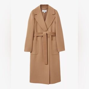 NEW REISS Lucia Double-breasted Wool-blend Coat